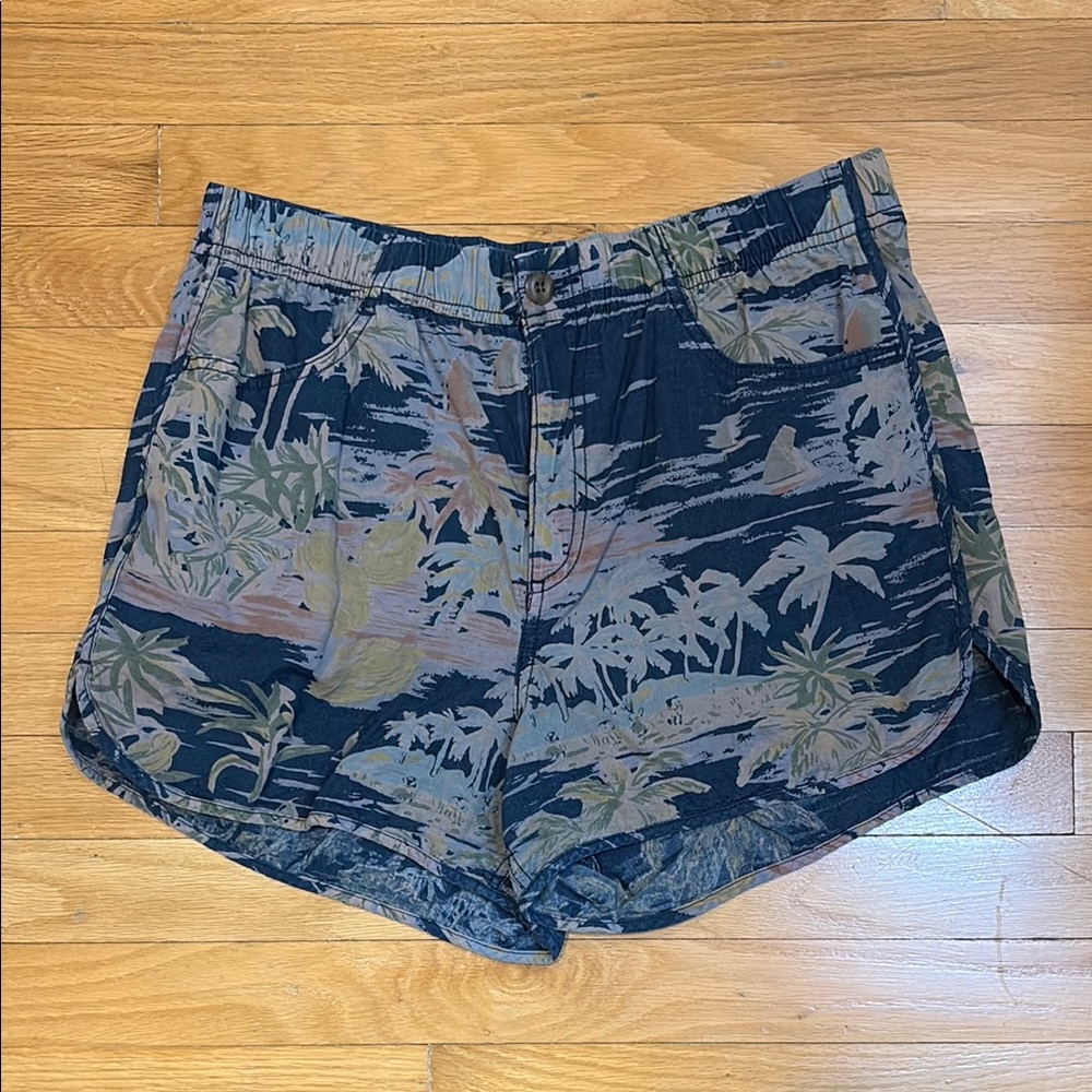 GAP Cotton Linen Camp Shorts